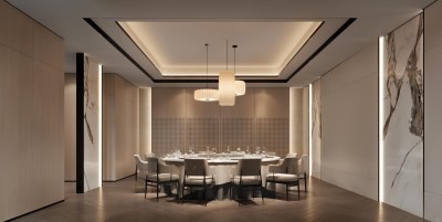 新中式酒店餐饮3D模型下载